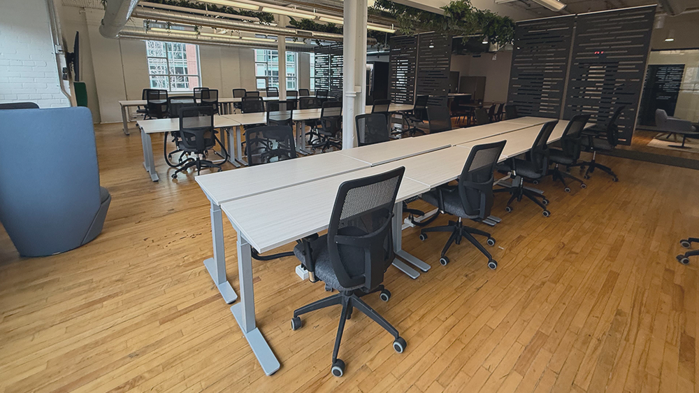 Open-concept workspace - Toronto Office
