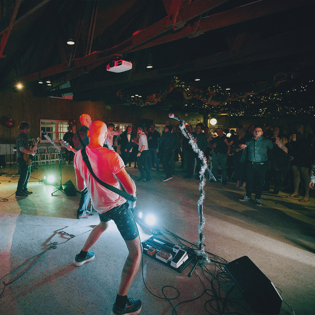 The Vooband at our Christmas Party